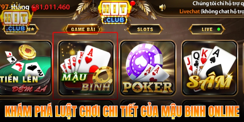 Khám phá luật chơi chi tiết của mậu binh online