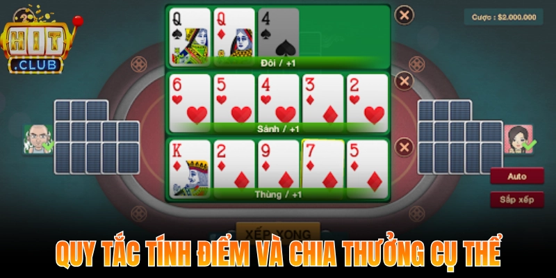 Quy tắc tính điểm và chia thưởng cụ thể trong game