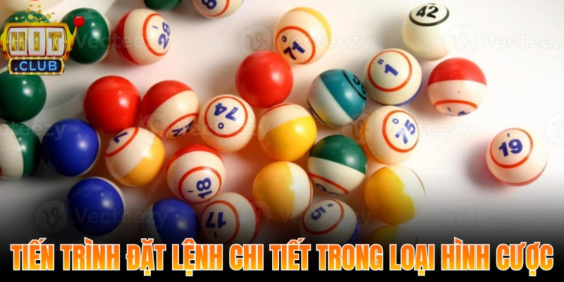 Tiến trình đặt lệnh chi tiết trong loại hình cược số